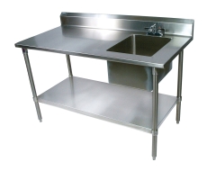 Butcher Table with Sink
