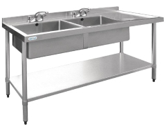 Sink Table Double Chamber